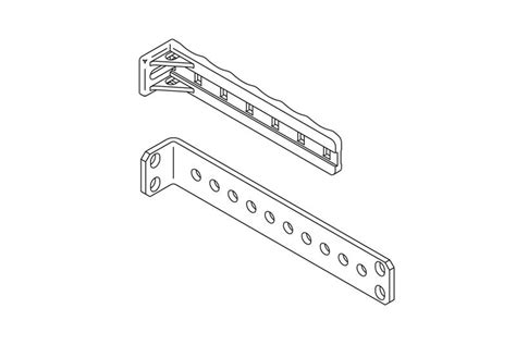 4 metal stand off brackets for data center|chatsworth wall mounting brackets.